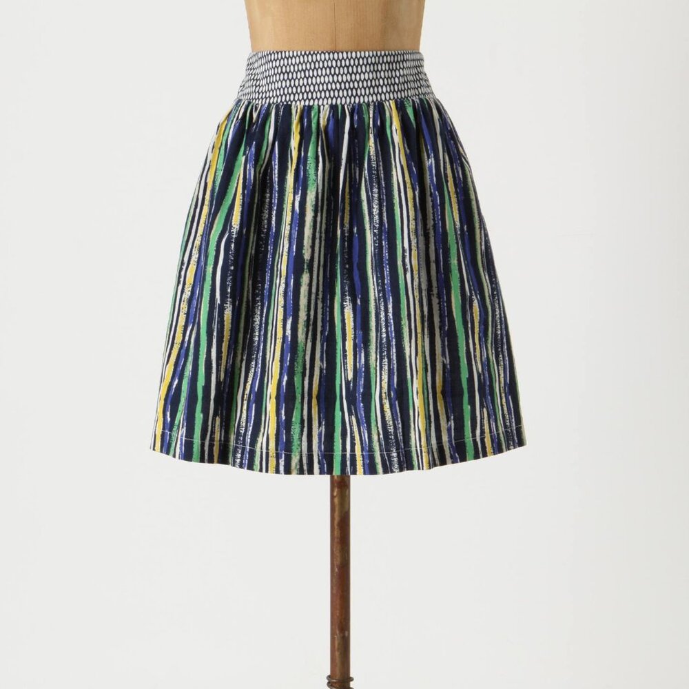 Anthropologie | Porridge Duo-Patterned Skirt - Sz 4